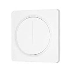 JIANNI Smart Zigbee Light Switch Compatible with Alexa Google Home with Remote Control Single-Pole Neutral Wire Required European Standard Stepless Control Dimmer Switch with Scene and Timing Mode