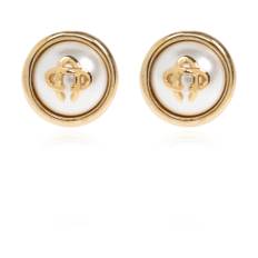 Casablanca, Accessoarer, unisex, ONE Size, Mässingsörhängen