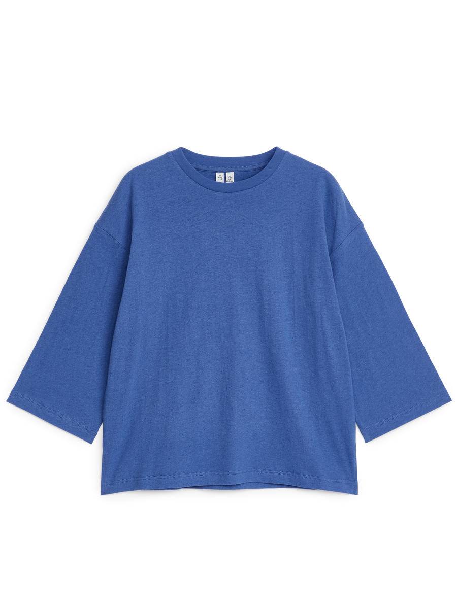 ARKET Long-Sleeve T-Shirt -Blue, 110/116