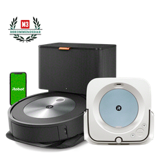 Roomba® j7+ & Braava jet® m6 vitt/blå paket