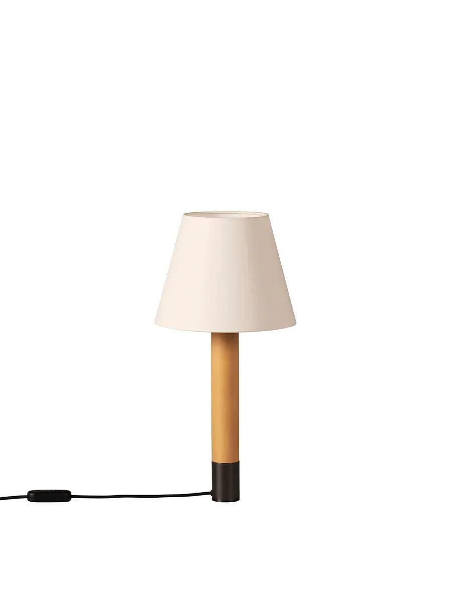 Básica M1 Bordlampe fra Santa and Cole White linen / Bronze - Jacobsen Plus