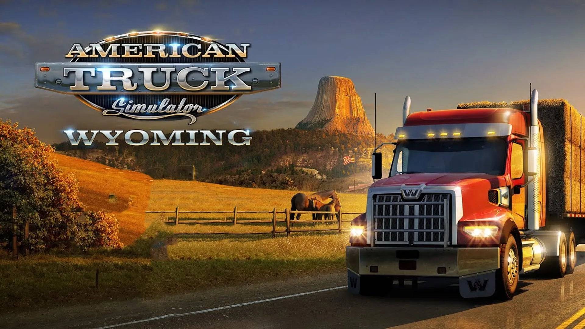 American Truck Simulator - Wyoming DLC Steam (Steam / PC) – Steam / EUROPE