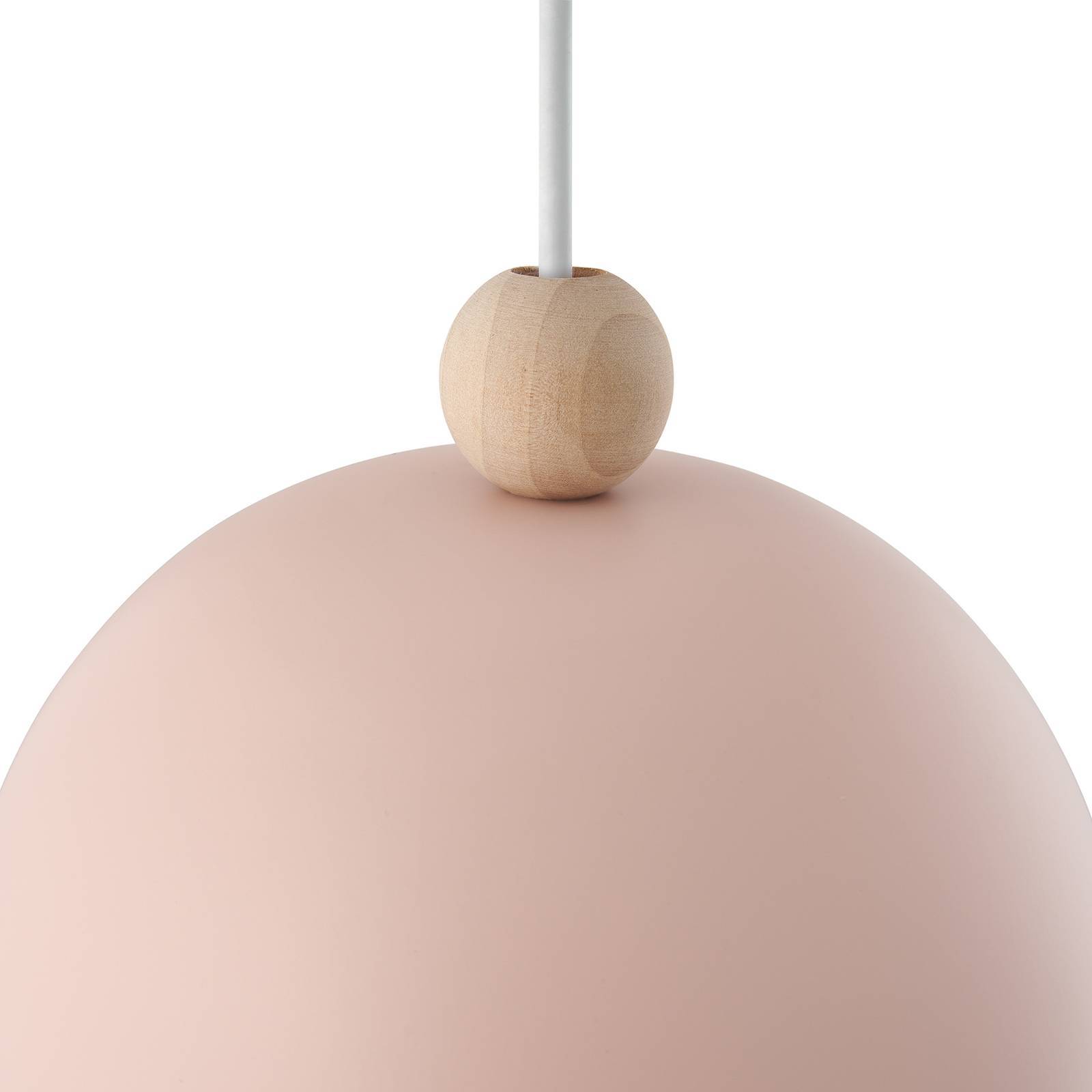 Nordlux Hänglampa Gaston, dimbar, Violett / rosa / rosè, Vardagsrum / matsal, Metall, Skandinavisk, Pendellampa
