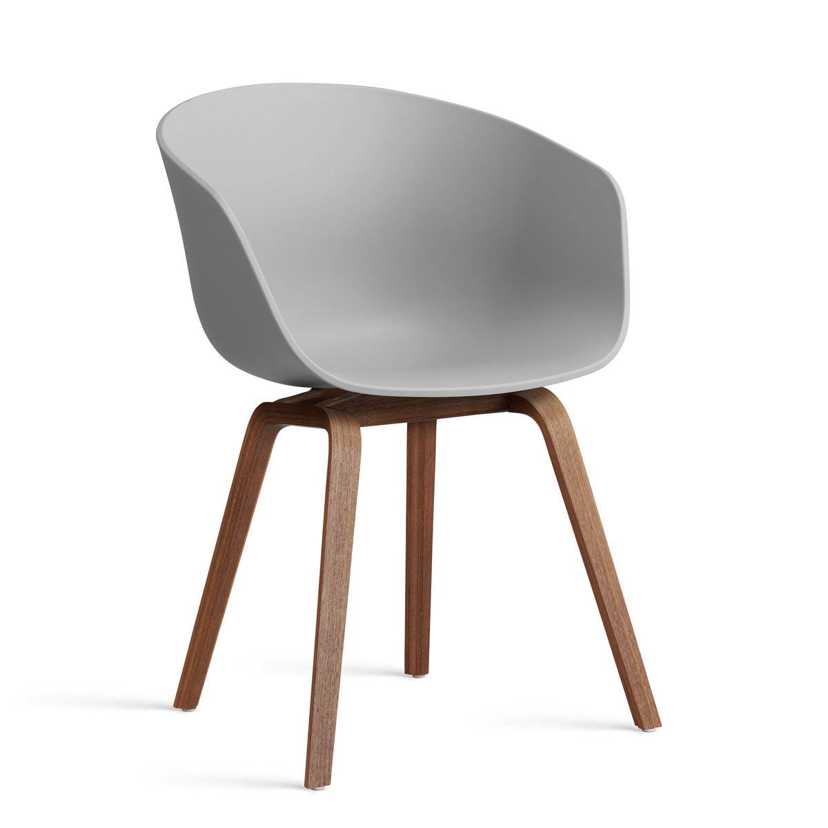 HAY About A Chair - AAC 22 - Valnød - Concrete Grey