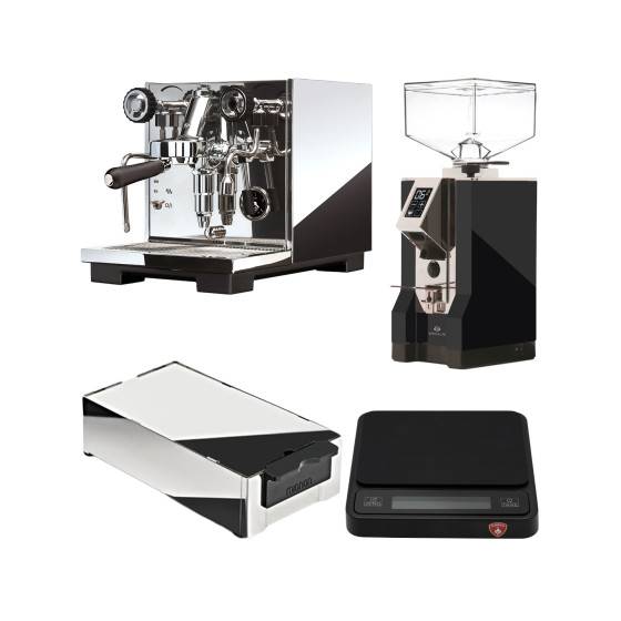 Eureka home barista bundle – Espresso machine, grinder, drawer & scale