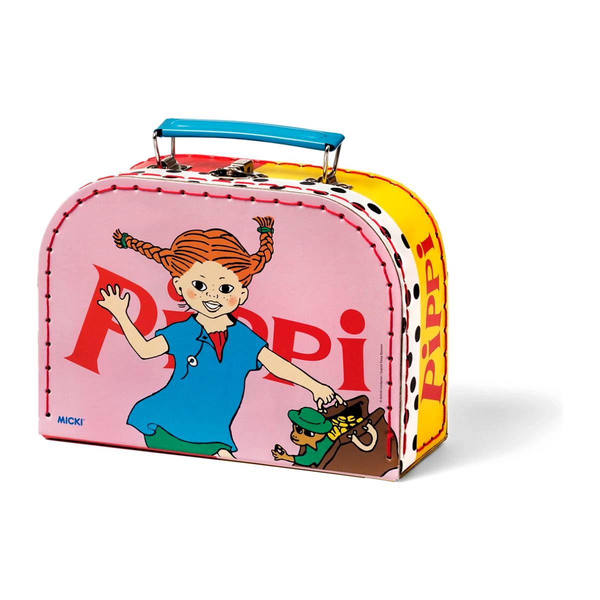 Resväska Pippi 20 cm Rosa