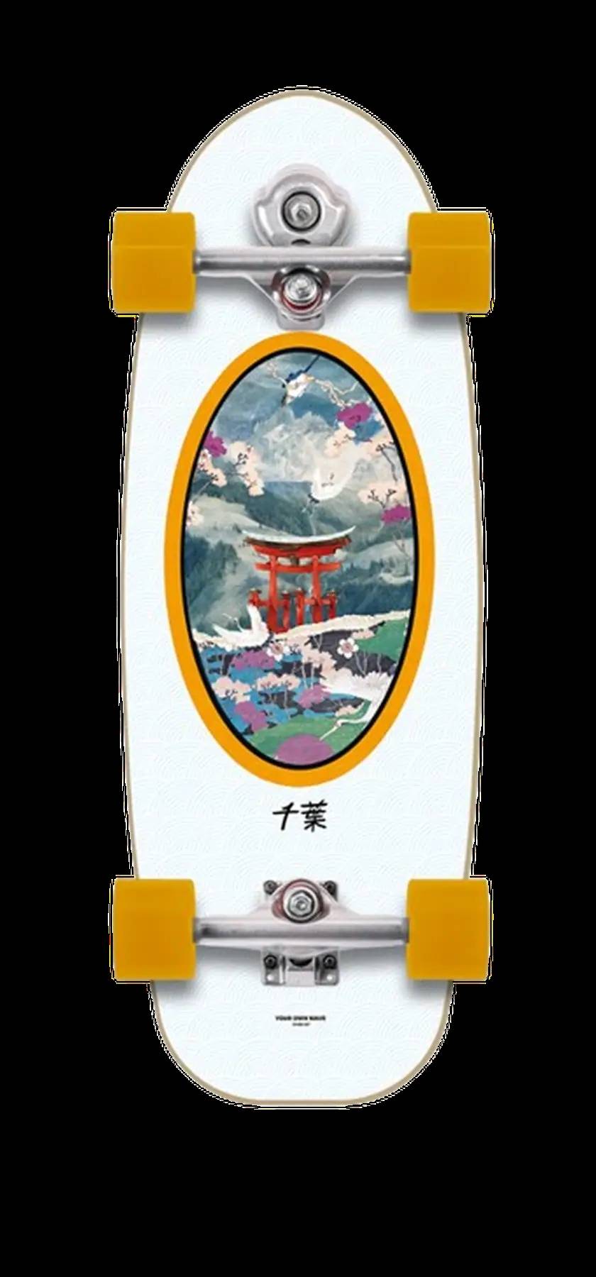 YOW Chiba Classic Series Surfskate 30" - Hvid.