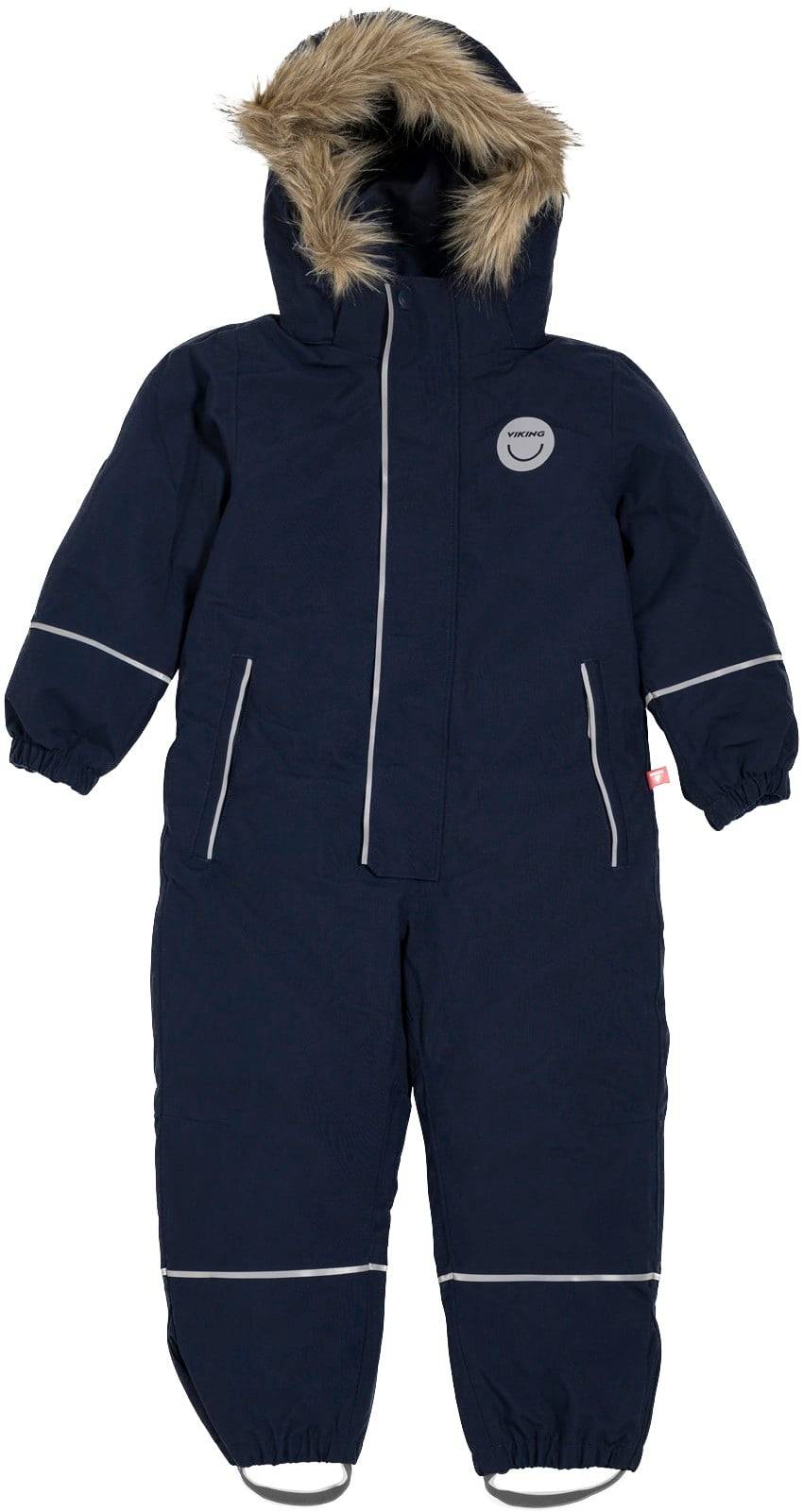 Viking Play Winter Playsuit Thermal Str 128 - Navy Termojakker hos Magasin.
