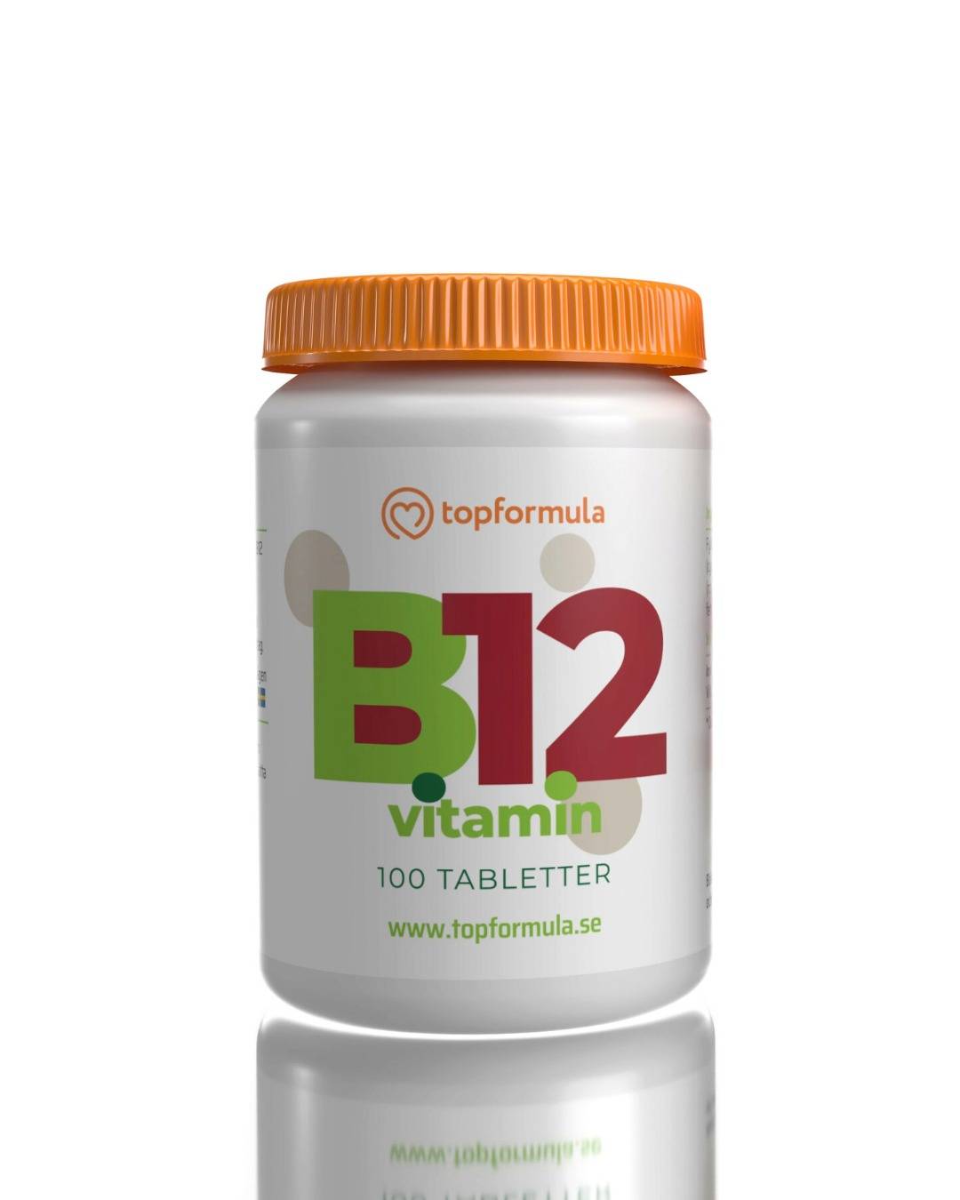 Topformula | Vitamin B12 | Kobalamin | 1000 µg | 100 tabletter