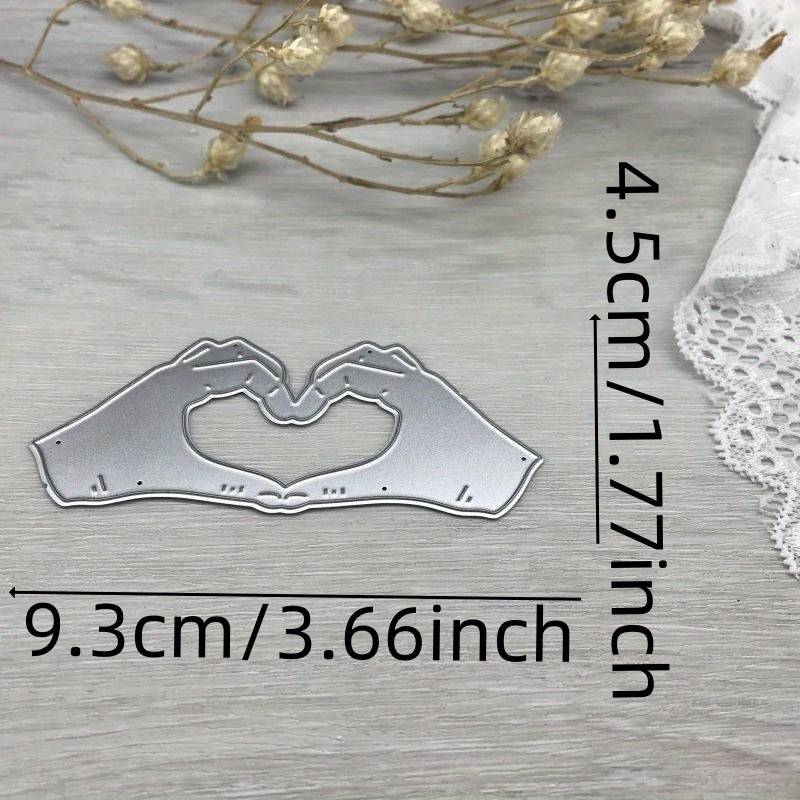 1pc, Metal Cutting Dies Cut Die Mold Two-handed Paper Craft Blade Punch Stencils Dies