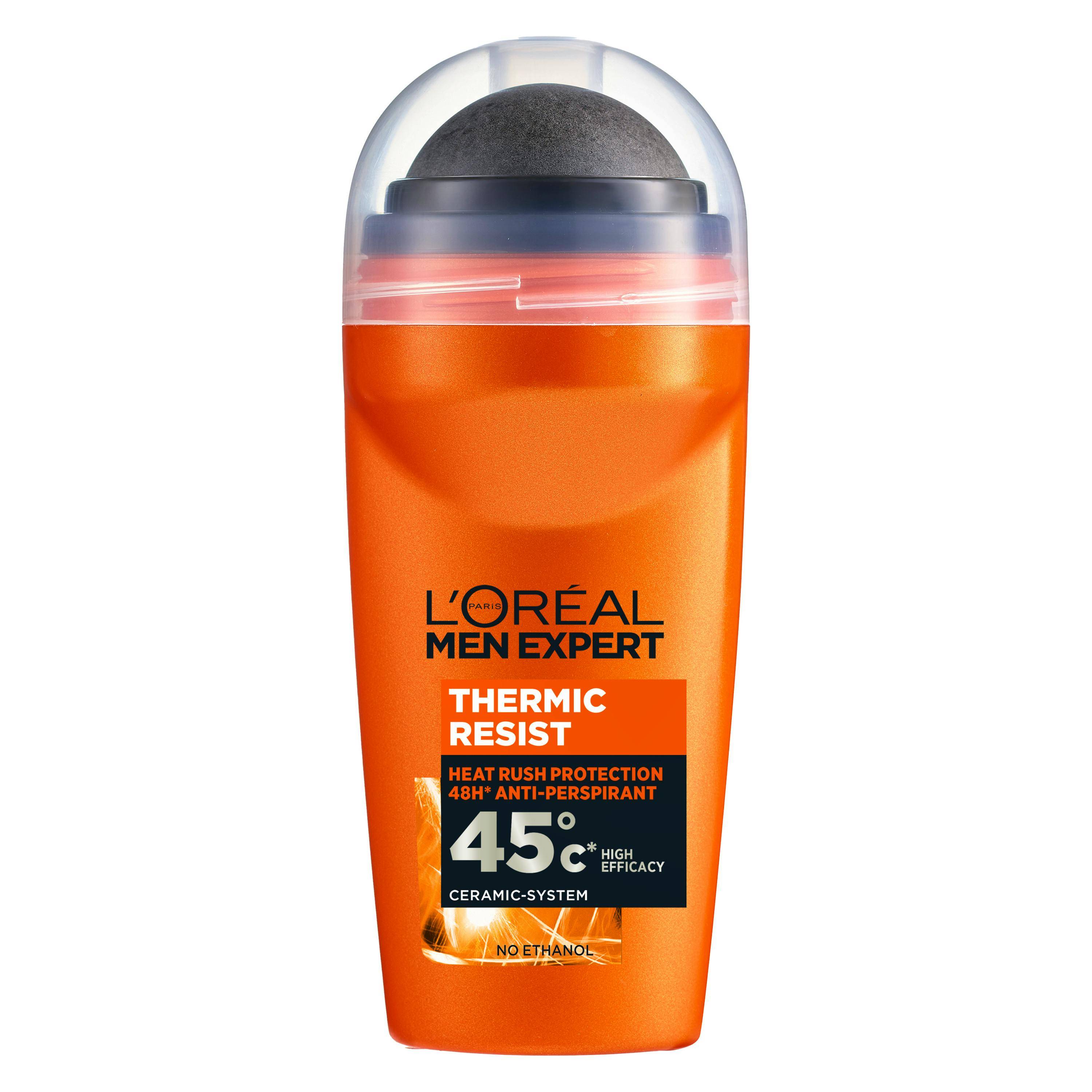 L'Oréal Paris MEN EXPERT Thermic Resist Heat Protection 72H Anti-Perspirant Deodorant Roll On 100 ml