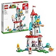 LEGO 71407 Super Mario Cat Peachs dräkt och frusna torn – Expansionsset Byggleksak med slott, Inkluderar Kamek & Toad minifigurer, Från 7 år