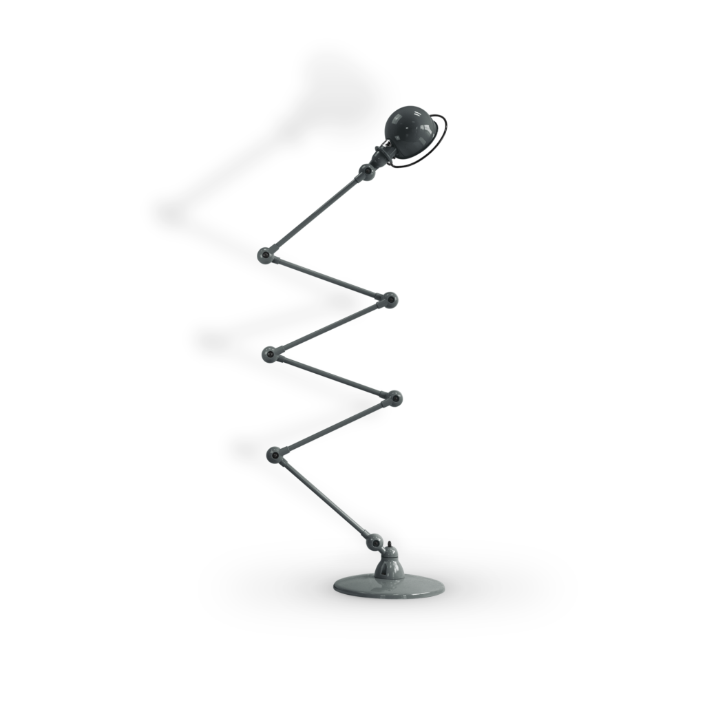 Loft D9406I gulvlampe fra Jieldé - Granite grey / Blank