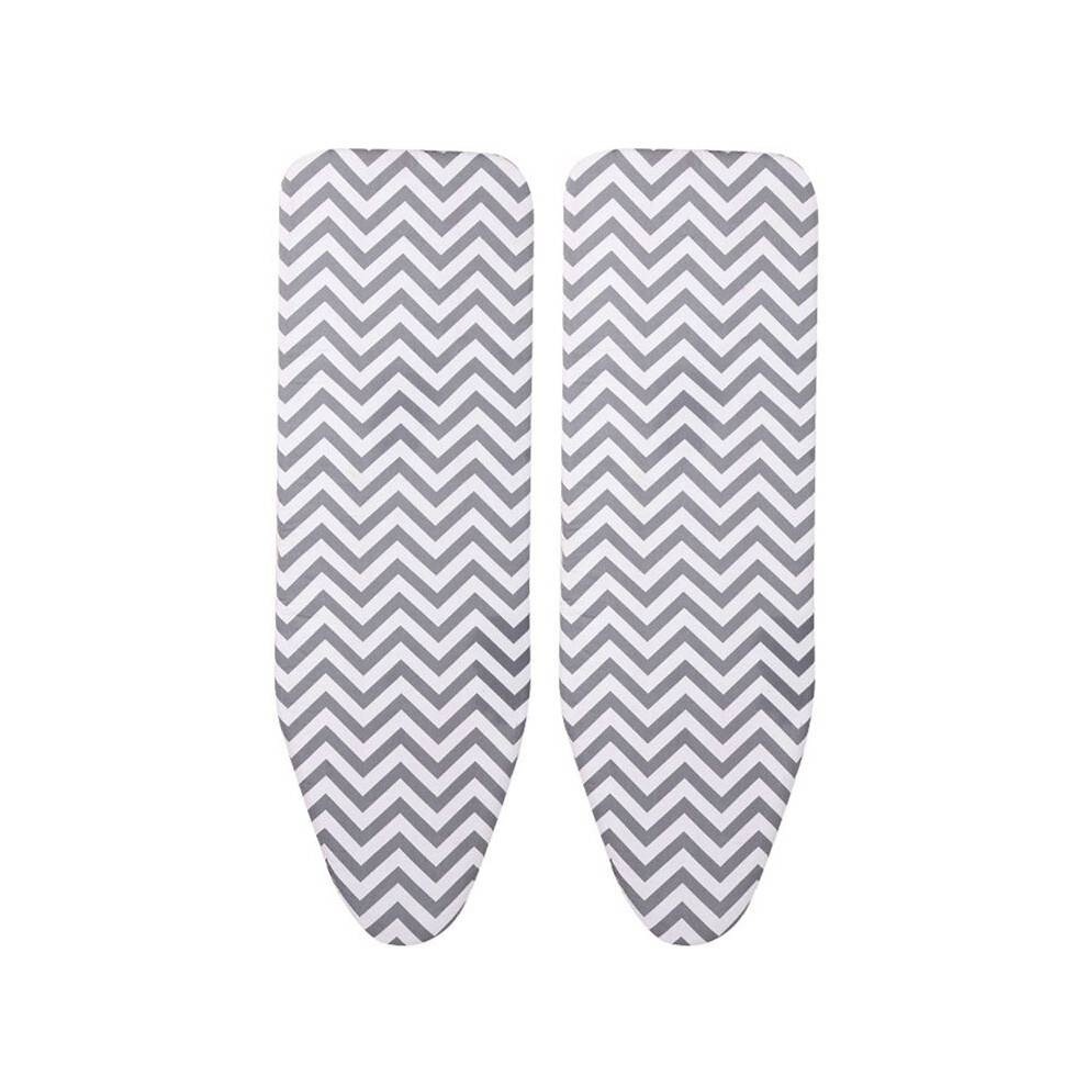 2Pcs 140x50cm Durable Reusable Flat Heat Resistant Cotton Ironing Board Cover Pad Large Extra Thick
