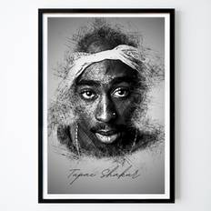 Hobby Poster: Tupac Shakur av Sketch Art