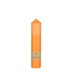 Blockljus 25 cm högt 5 cm i dia orange