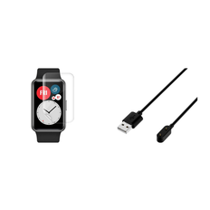 Huawei Watch Fit / Fit Elegant Beskyttelsesfilm & Oplader Kabel