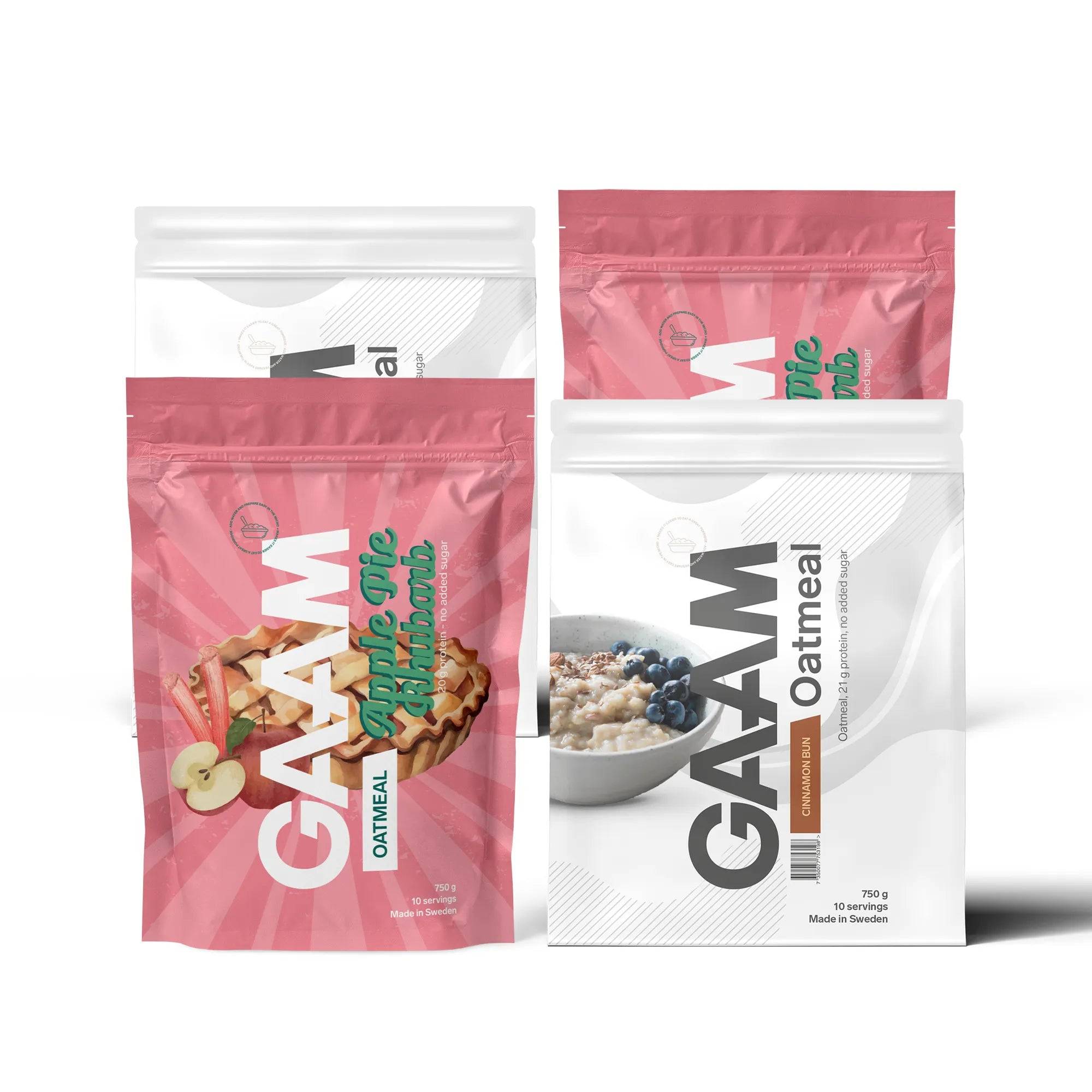 4 X Gaam Oatmeal 750 G.