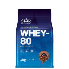 Star Nutrition Whey 80 1kg - Double Rich Chocolate