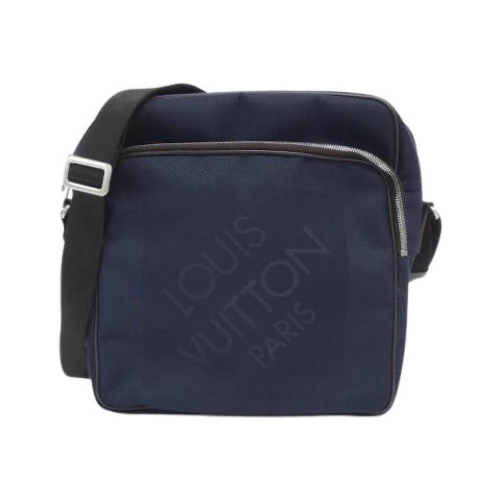 Louis Vuitton Vintage Pre-owned Skuldertaske - Vintage - unisex - Blå - ONE SIZE - Uld