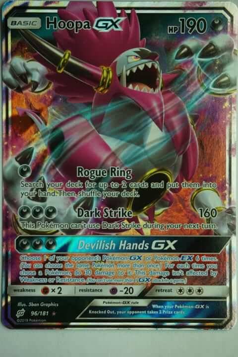 Pokémon Hoopa GX 96/181 - Pokemon kort - Pocket Monster.