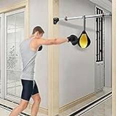 Double End Speed Ball,Boxing Speed Ball,Hallingång Dörröppning boxningssäckar Väggmonterade,Vuxna Barn Speed Boxing Reflex Ball Höjdjusterbar,Horisontell stång och uppblåsbar boll