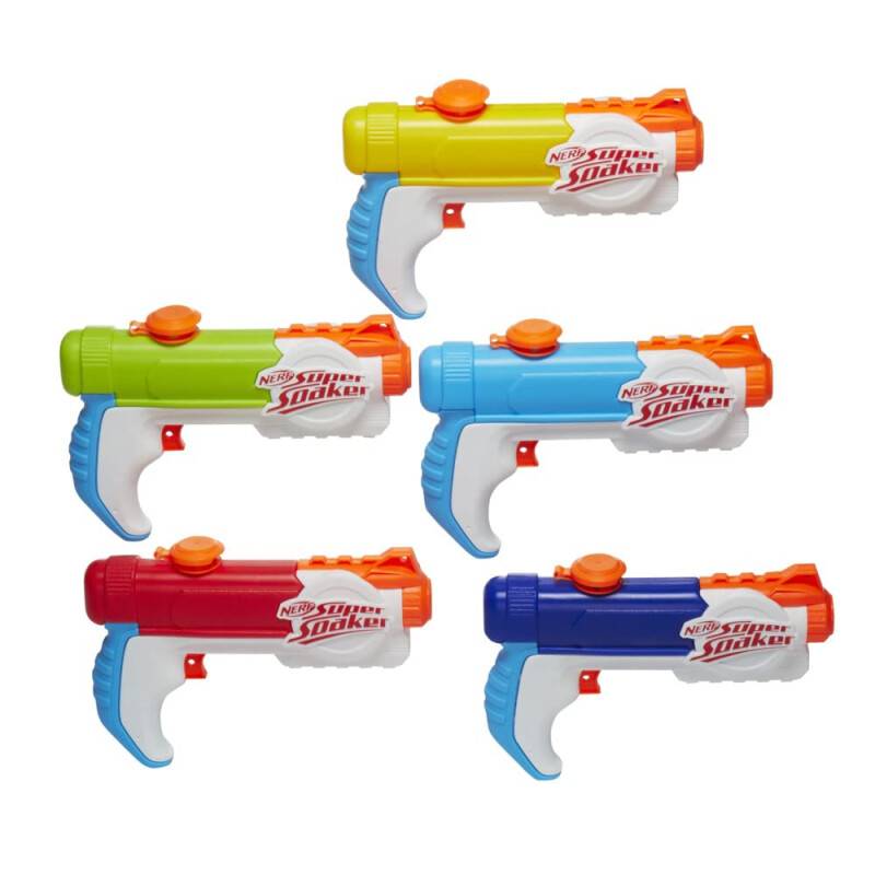 Der Nerf Super Soaker Piranhapack enthält 5 Piranha Wasserblaster,...