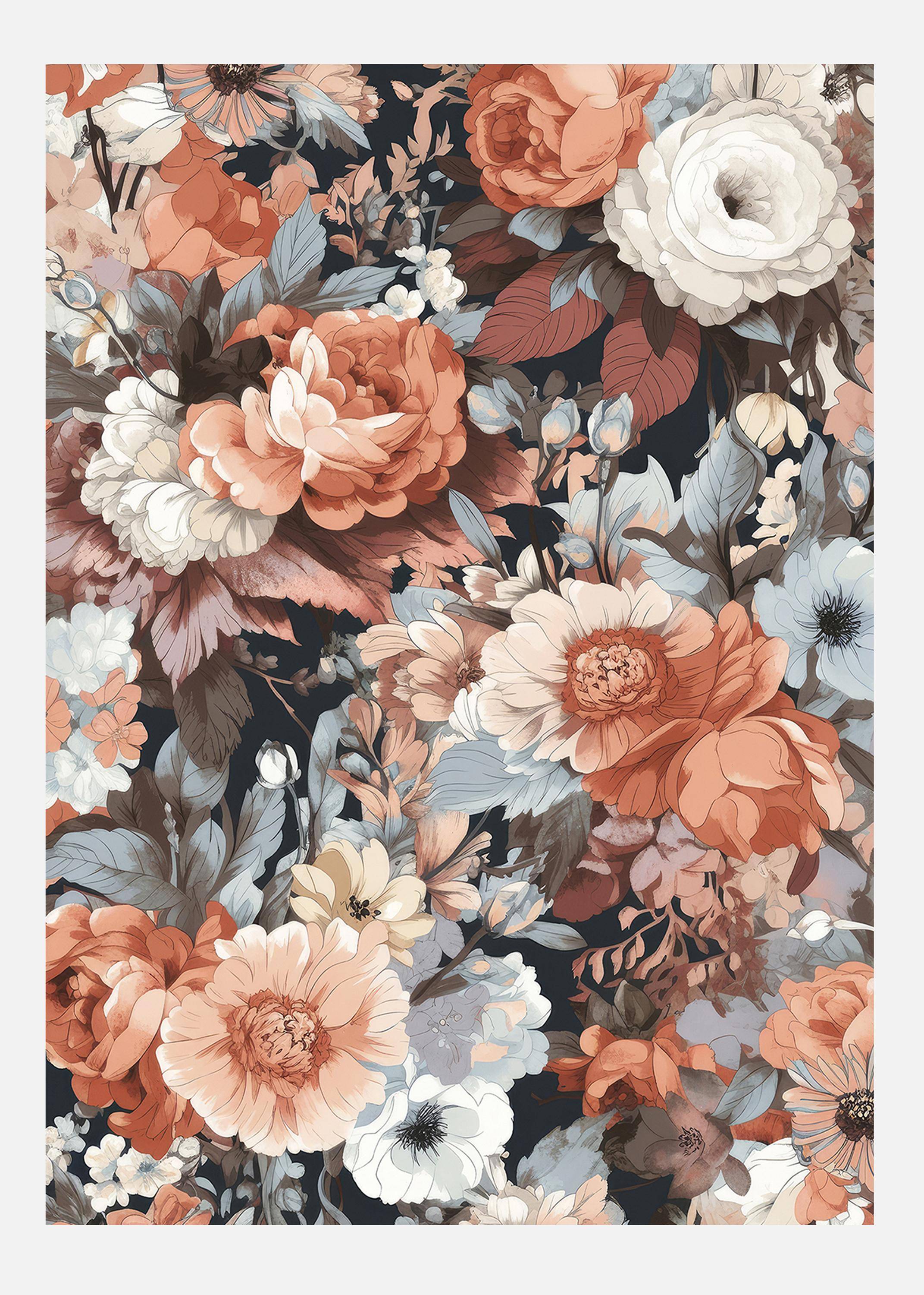 My Favorite Flower Bouquet Canvastavla (50x70 cm)