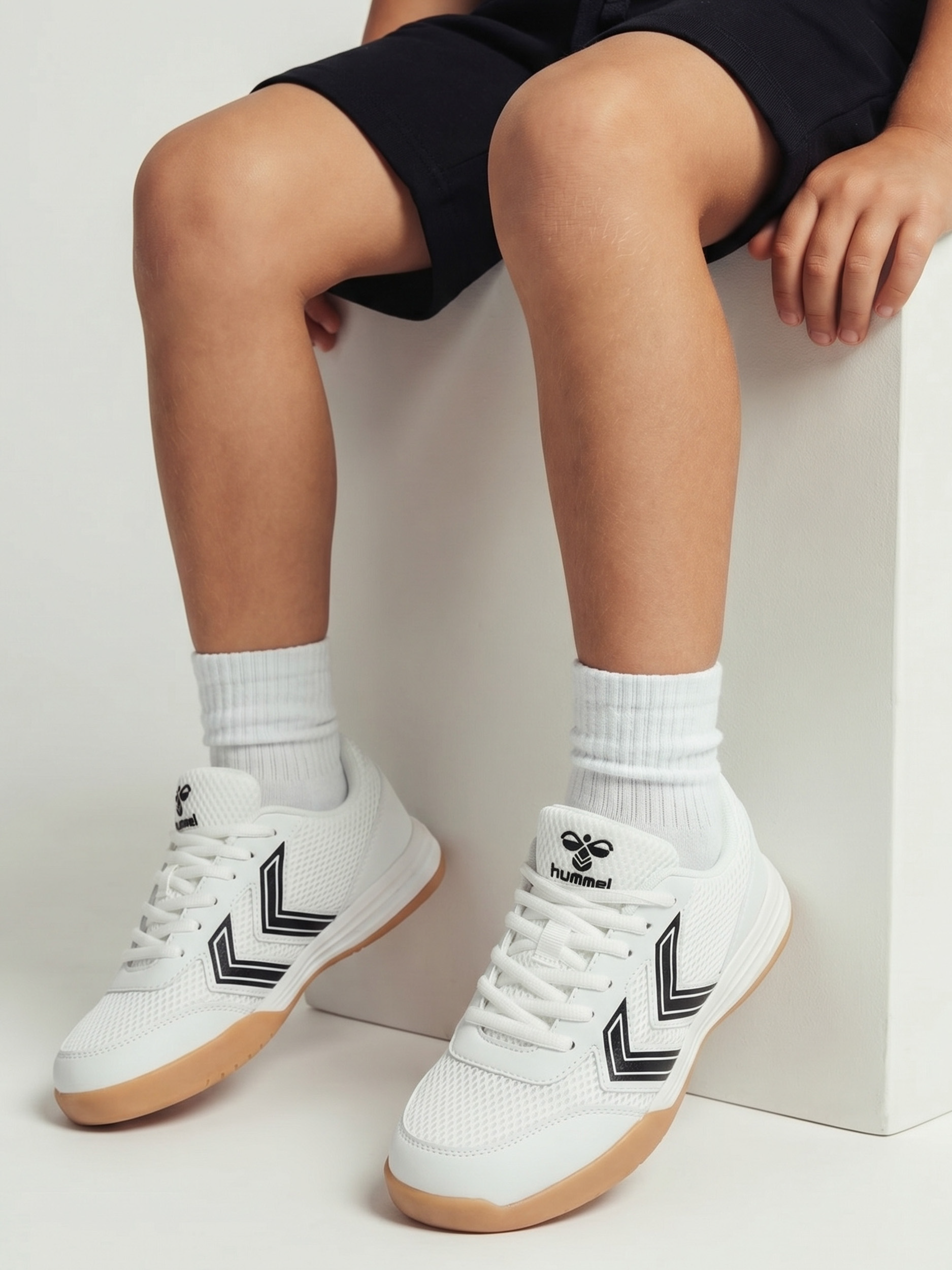 Hummel - Multiplay Flex Lc Jr | Black | Gym Shoes | Børn | Str. 30 - Hurtig levering 1-2 hverdage