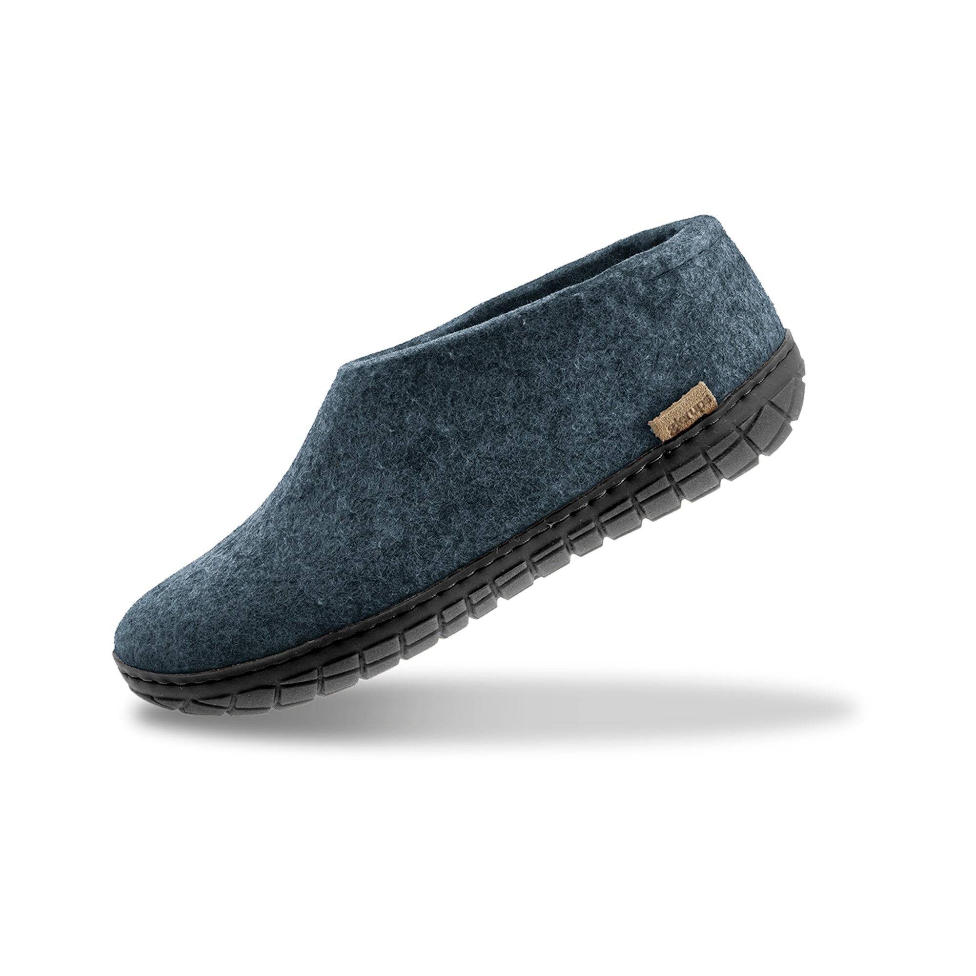 Sko med naturgummisål - sort - Denim - 39