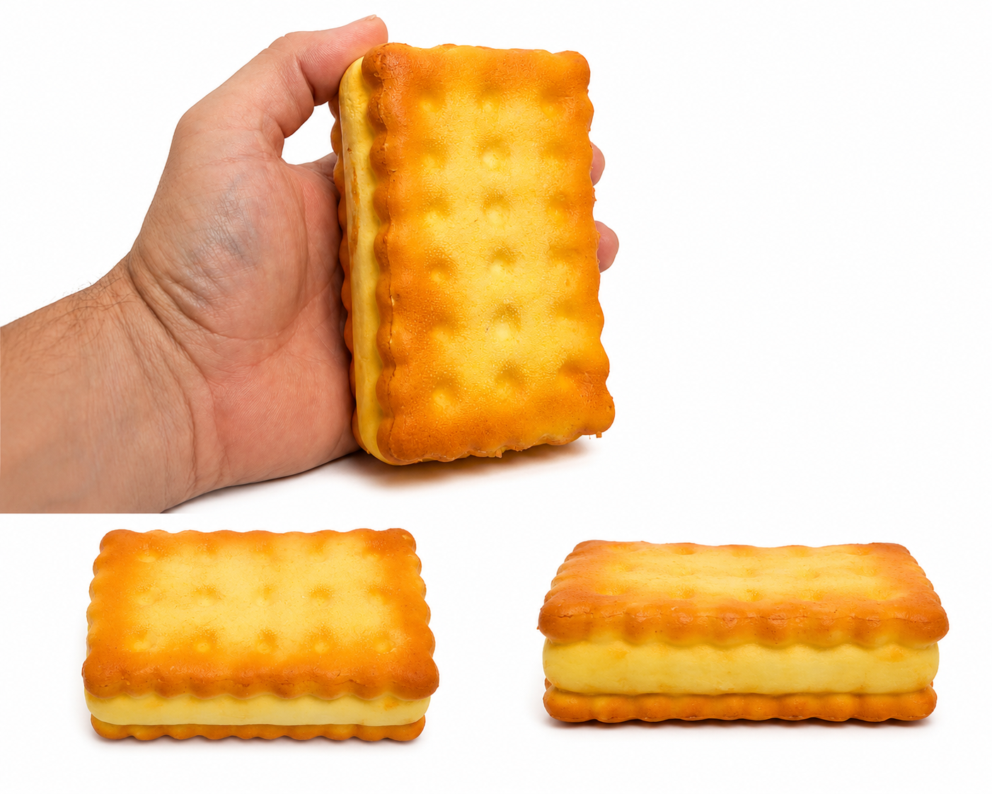 Slow Rising Squishy Butter Biscuit 12 cm