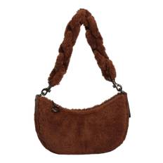 Shoulder bag - Dark brown - --