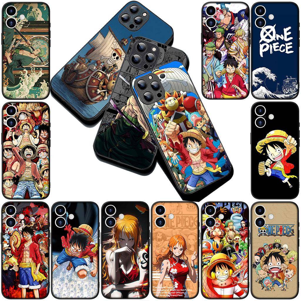 Mobilskal för Xiaomi Poco C75 C65 C71 C85 X7 X6 M7 F7 F8 Ultra F6 Pro Mjukt Silikonskal One Pieces Luffy Roronoa Zoro Nami