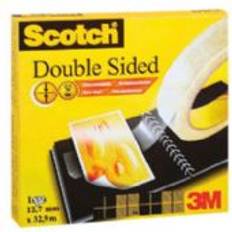 Scotch dobbeltklæbende tape 12,7mmx32,9m klar