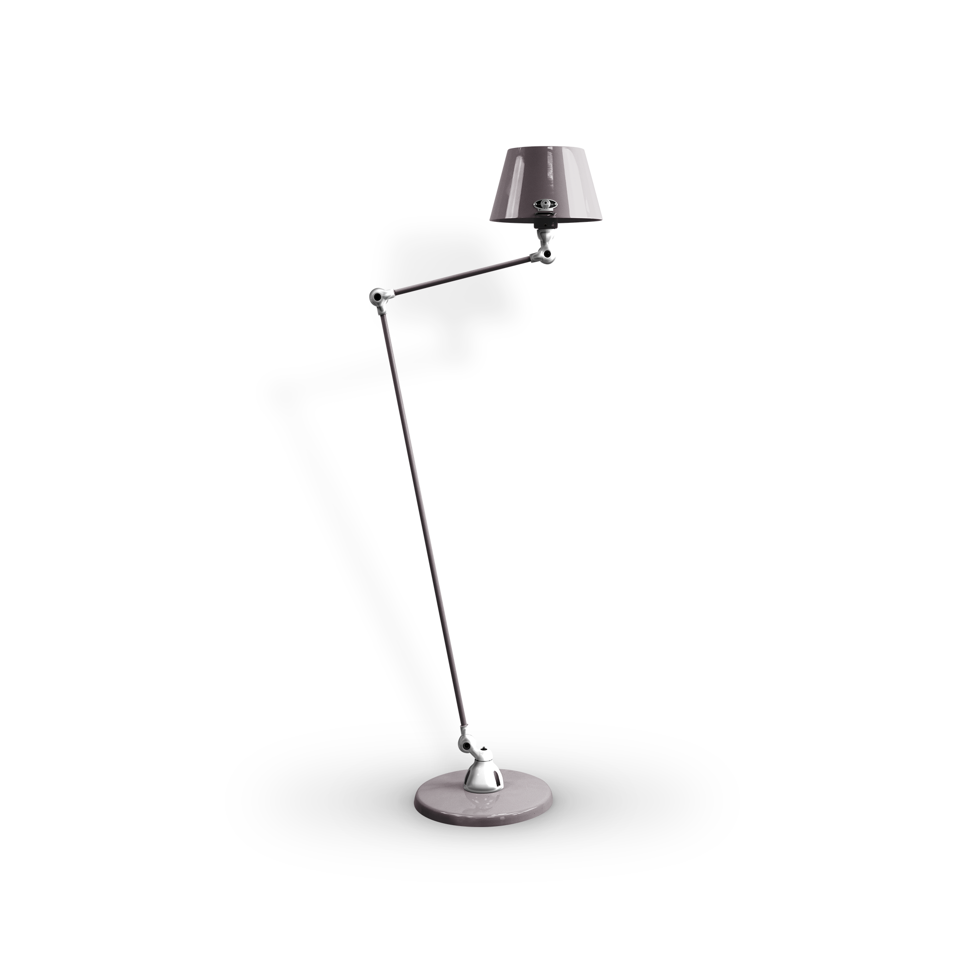 Aicler AID833 gulvlampe fra Jieldé - Black / Poleret/blank