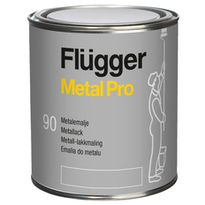 Flügger Metal Pro Metalemalje 90 Flügger White / Flügger Hvid 0.75 L