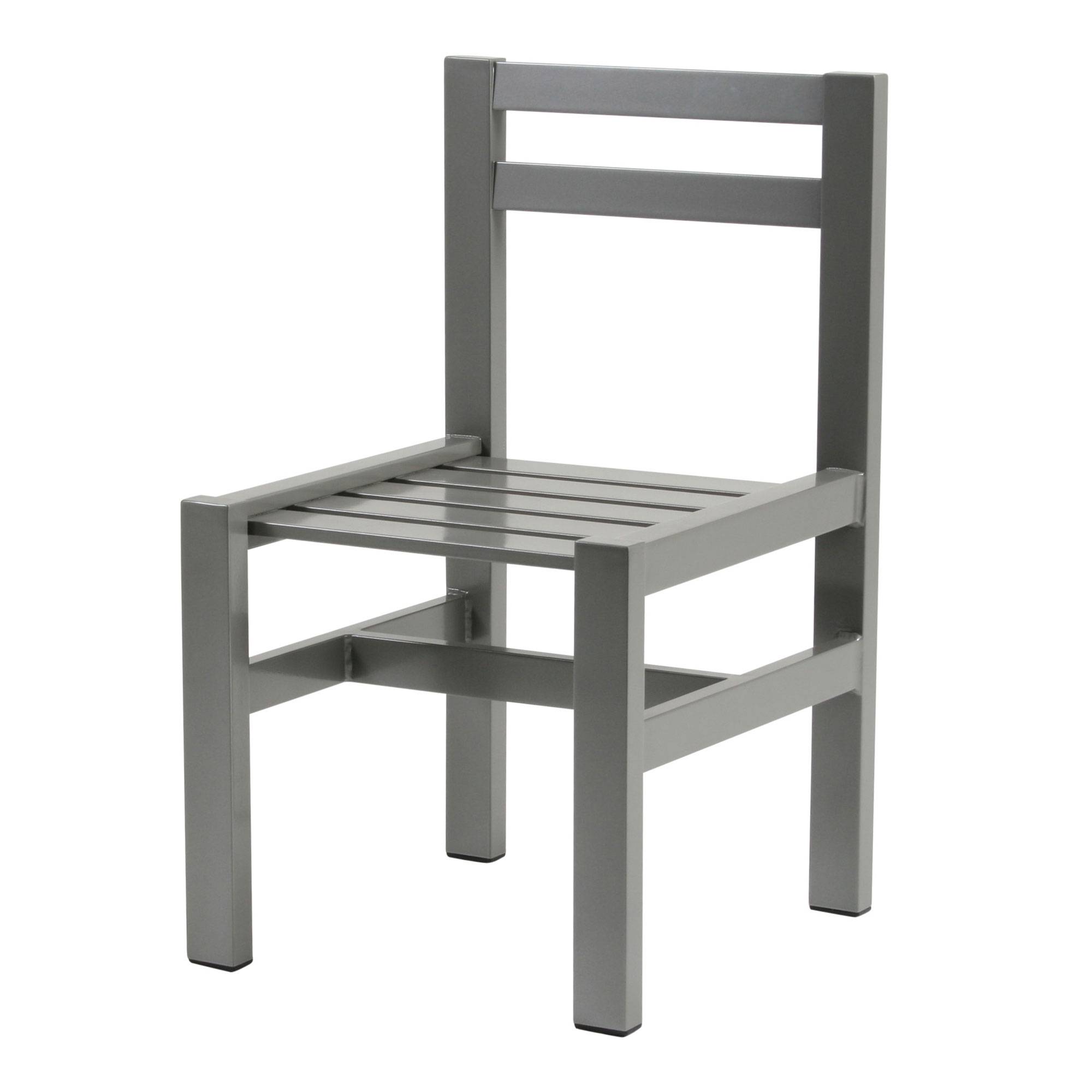 Fri Form - Stol Aluminium - Grå - Udendørs spisebordsstole - Elsa Stackelberg - Grå - Metal