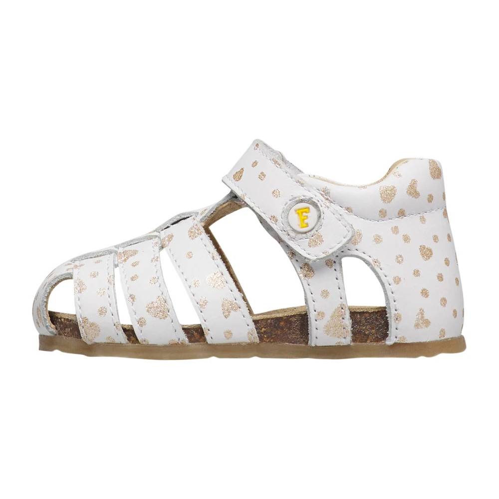Falcotto Alby Sandal med lukket tå - Kids - Dame - Hvid - 19 EU - Læder