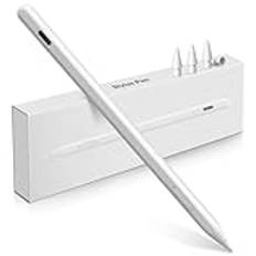 Stylus-penna för iPad Apple (2018–2024), nya retur- och radergummifunktionsknappar, snabbladdning, kompatibel med iPad Pro 12,9''/11''/13''/M4, 10/9/8/7/6. Gen, Air 3/4/5/M2, Mini 6/5
