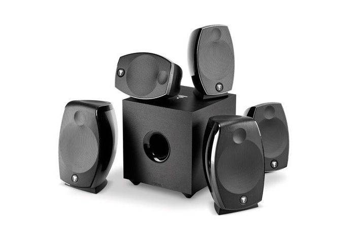Focal Sib Evo 5.1.2 Atmos - Svart - Surround Paket