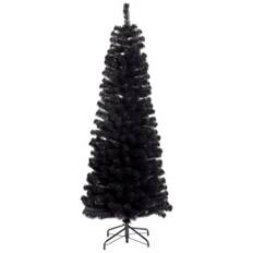 Kunstigt juletræ, 180 cm, sort