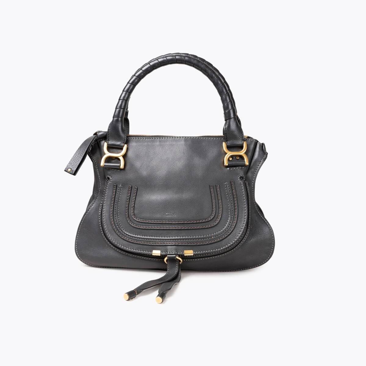 CHLOÈ Medium Marcie Shoulder Bag - Black - One Size