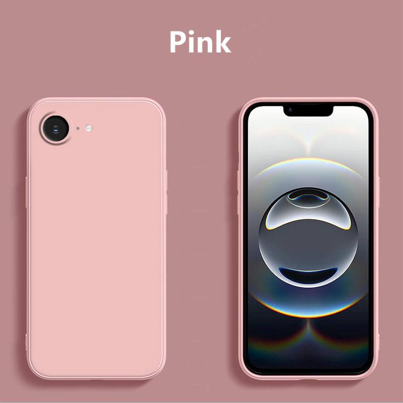 For iPhone 17e Case For iPhone 17e TPU Case Colored soft silicone phone case pink drop-resistant Cover For Apple iPhone 17e 5G