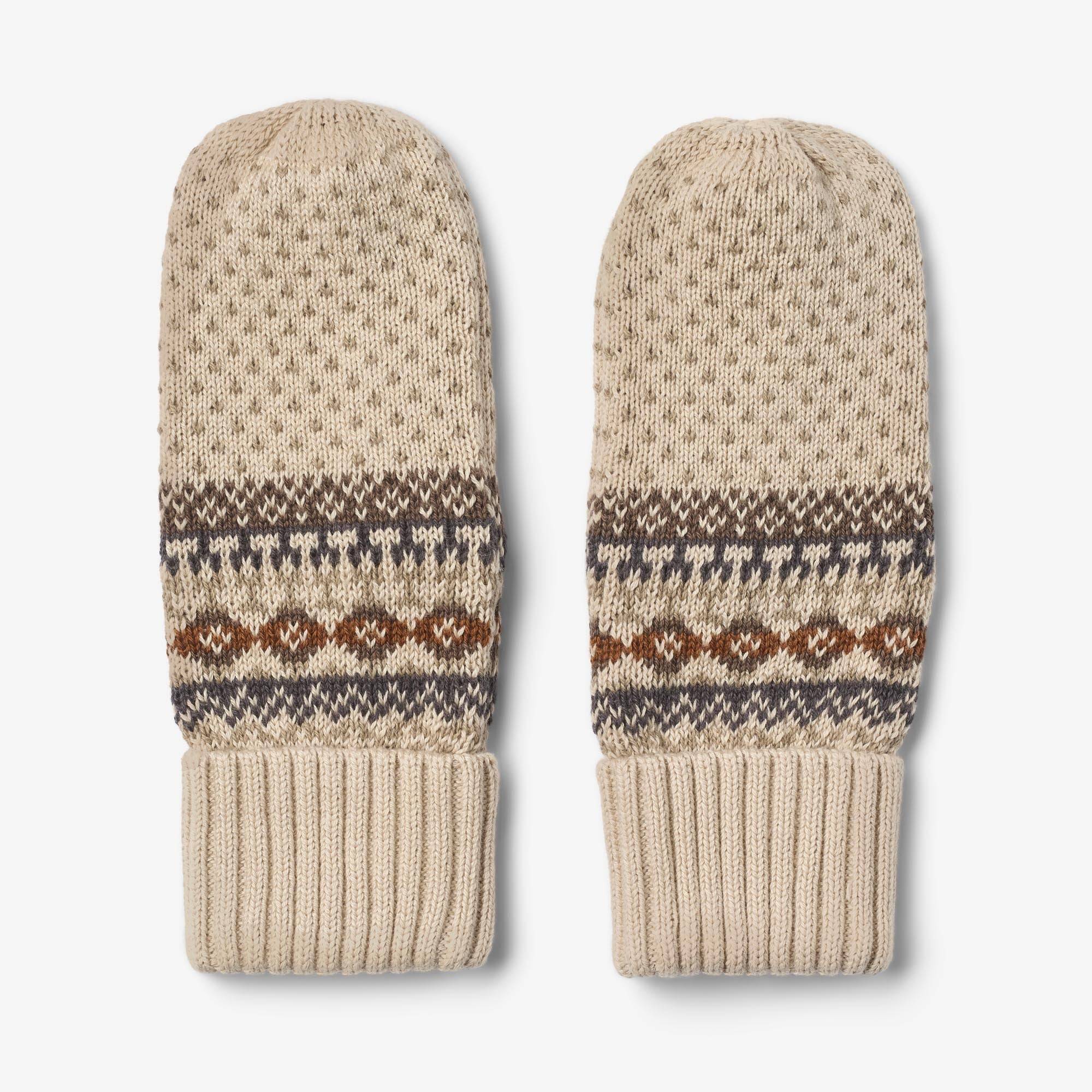 WHEAT® - Jacquard Mittens Cotta - brown - Str 6-8Y.