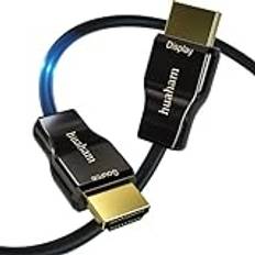 Fibre Optic HDMI Cable, 8K HDMI Cable (CL3 Rated) Ultra High Speed 48Gbps, Supports 8K60Hz, 4K120Hz, Dynamic HDR 10, eARC Compatible with PS5, PS4, Xbox, Apple TV, LG (8K-10m)