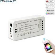 Tuya zigbee 3.0 smart strip light driver rgb rgbw led strip controller dc12v app-kontroll kompatibel med smartthings - Förare med rgbstrip