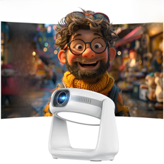 Vevshao A10 Smart Android 11.0 1080P Projector With 5G WiFi Lamp Portable Projectors 4K Support HD