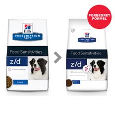 2x10kg z/d Food Sensitivities Hill's Prescription Diet hundefoder