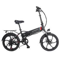 SAMEBIKE 20LVXD30 Folding Electric Moped Bike Black