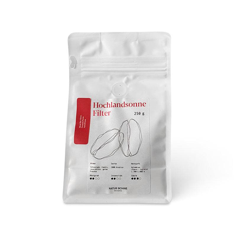 Hochlandsonne - CO₂-reducerad ekologisk kaffeböna för specialitet med segelfartyg